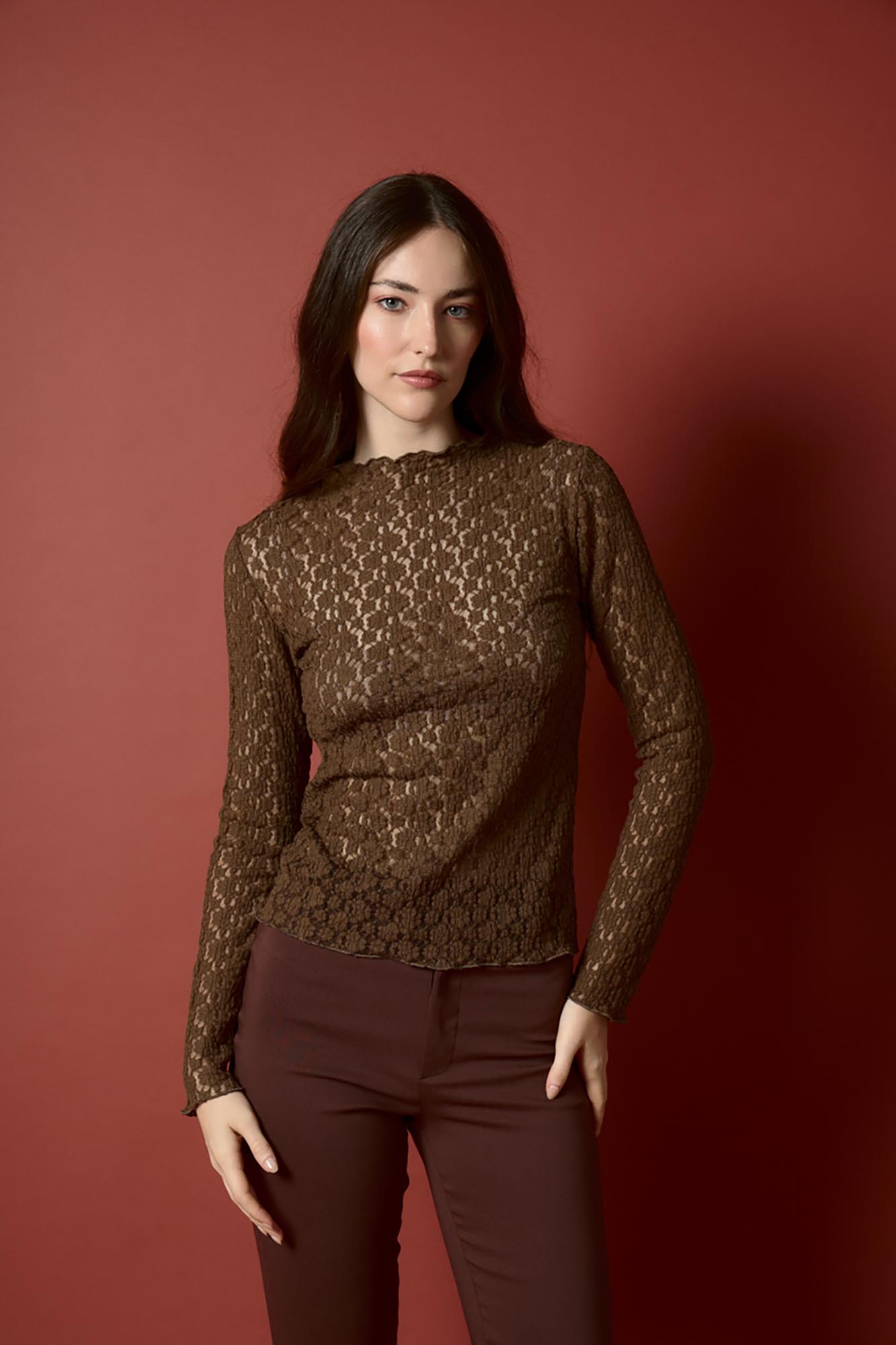REMERA MAGNOLIA CHOCOLATE